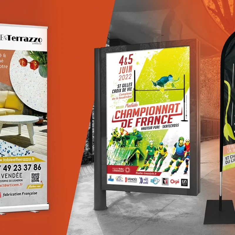 Supports imprimés variés