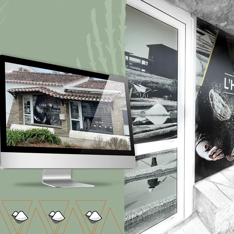 Enseigne réalisée pour L'Her Salin en Vendée